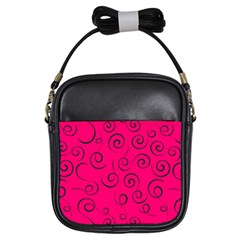 Pattern Girls Sling Bags