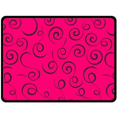 Pattern Double Sided Fleece Blanket (large) 