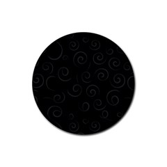 Pattern Rubber Round Coaster (4 Pack) 