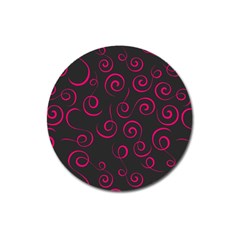 Pattern Magnet 3  (round) by ValentinaDesign