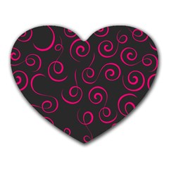 Pattern Heart Mousepads by ValentinaDesign