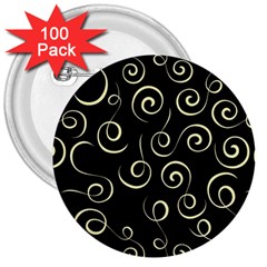 Pattern 3  Buttons (100 pack) 