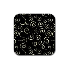 Pattern Rubber Square Coaster (4 pack) 