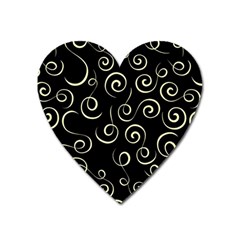 Pattern Heart Magnet