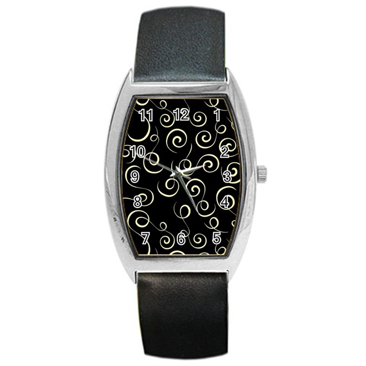 Pattern Barrel Style Metal Watch