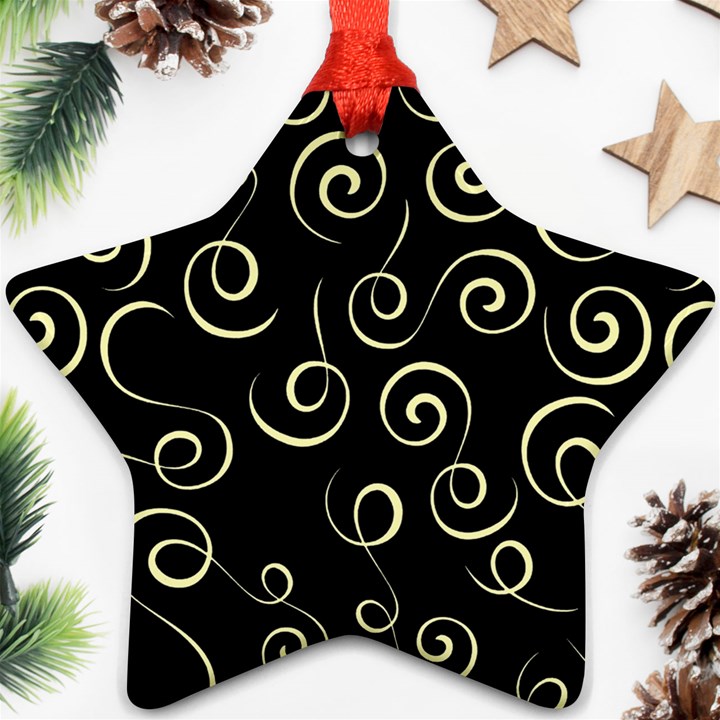 Pattern Star Ornament (Two Sides)