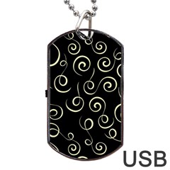 Pattern Dog Tag USB Flash (One Side)