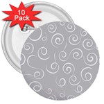 Pattern 3  Buttons (10 pack)  Front