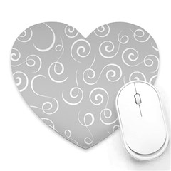 Pattern Heart Mousepads by ValentinaDesign