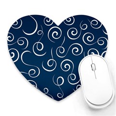 Pattern Heart Mousepads by ValentinaDesign