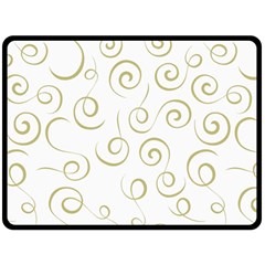 Pattern Double Sided Fleece Blanket (large) 