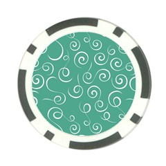 Pattern Poker Chip Card Guard by ValentinaDesign