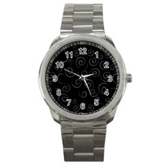 Pattern Sport Metal Watch