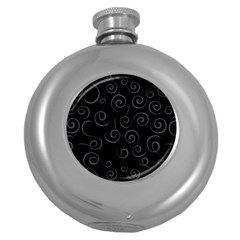 Pattern Round Hip Flask (5 Oz)