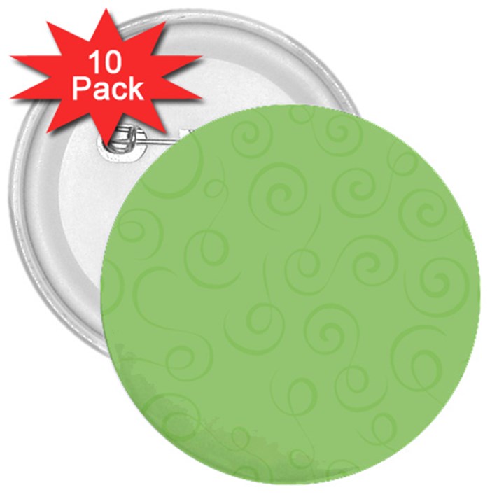 Pattern 3  Buttons (10 pack) 