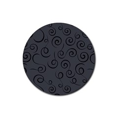 Pattern Rubber Round Coaster (4 Pack) 