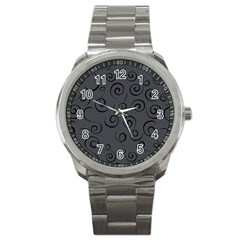 Pattern Sport Metal Watch