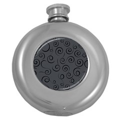 Pattern Round Hip Flask (5 Oz)