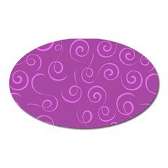 Pattern Oval Magnet