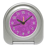 Pattern Travel Alarm Clocks Front