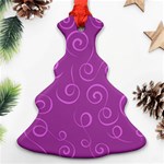 Pattern Christmas Tree Ornament (Two Sides) Front