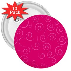 Pattern 3  Buttons (10 Pack)  by ValentinaDesign