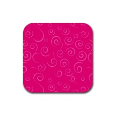 Pattern Rubber Coaster (square)  by ValentinaDesign