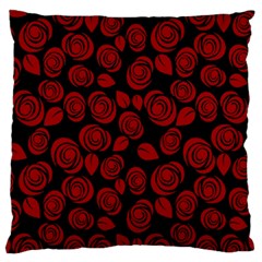 Floral Pattern Large Cushion Case (one Side) by ValentinaDesign