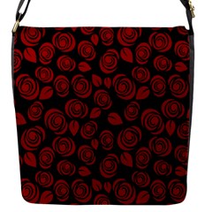 Floral Pattern Flap Messenger Bag (s) by ValentinaDesign