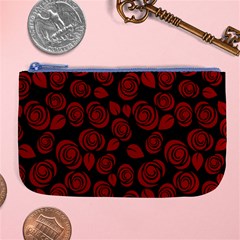 Floral Pattern Large Coin Purse by ValentinaDesign