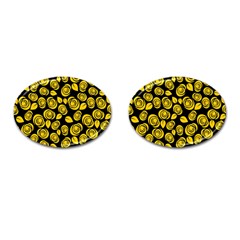 Floral Pattern Cufflinks (oval) by ValentinaDesign