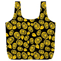 Floral Pattern Full Print Recycle Bags (l)  by ValentinaDesign