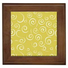 Floral Pattern Framed Tiles by ValentinaDesign