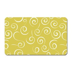 Floral Pattern Magnet (rectangular) by ValentinaDesign