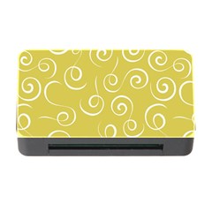 Floral Pattern Memory Card Reader With Cf by ValentinaDesign