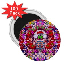 Hawaiian Poi Cartoon Dog 2 25  Magnets (100 Pack)  by pepitasart