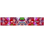 Hawaiian Poi Cartoon Dog Flano Scarf (Large) Front