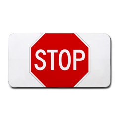 Stop Sign Medium Bar Mats by Valentinaart