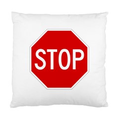 Stop Sign Standard Cushion Case (two Sides) by Valentinaart