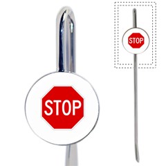 Stop Sign Book Mark by Valentinaart