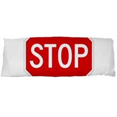 Stop Sign Body Pillow Case Dakimakura (two Sides) by Valentinaart