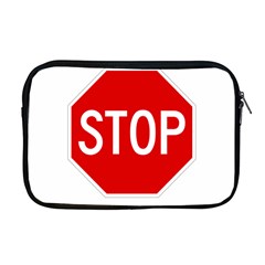 Stop Sign Apple Macbook Pro 17  Zipper Case by Valentinaart