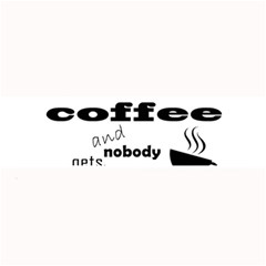 Give Me Coffee And Nobody Gets Hurt Large Bar Mats by Valentinaart