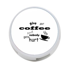 Give Me Coffee And Nobody Gets Hurt 4-port Usb Hub (two Sides)  by Valentinaart