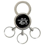 Give me coffee and nobody gets hurt 3-Ring Key Chains Front