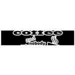 Give me coffee and nobody gets hurt Flano Scarf (Small) Back