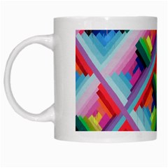 Rainbow Chem Trails White Mugs by Nexatart