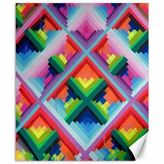 Rainbow Chem Trails Canvas 8  X 10  by Nexatart