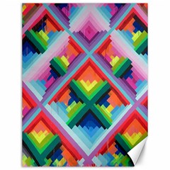 Rainbow Chem Trails Canvas 12  X 16   by Nexatart