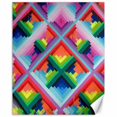 Rainbow Chem Trails Canvas 16  X 20   by Nexatart